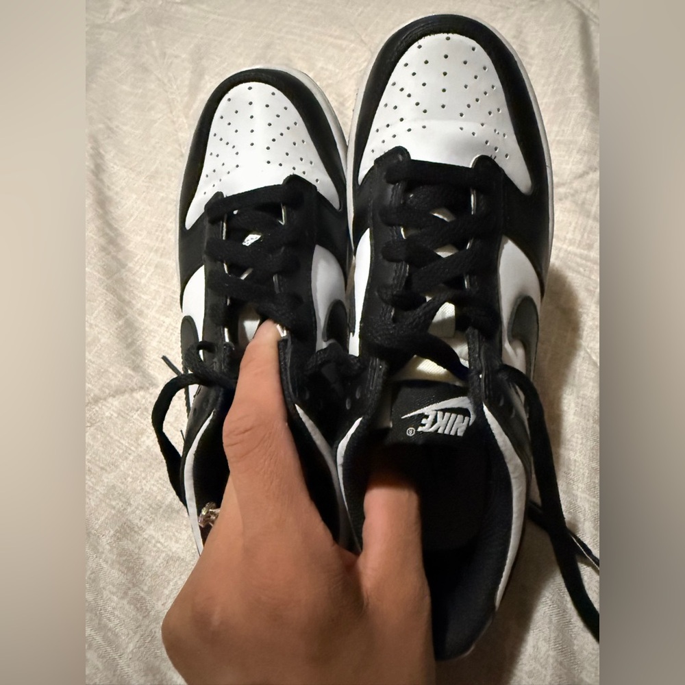 Nike Kids Black and White dunks